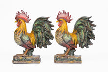 Load image into Gallery viewer, Decorative Roosters/Bookends, Handmade in USA (2pk)