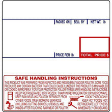 Load image into Gallery viewer, Food Safety Freezer Labels, 58 x 60 mm, 500 per Roll