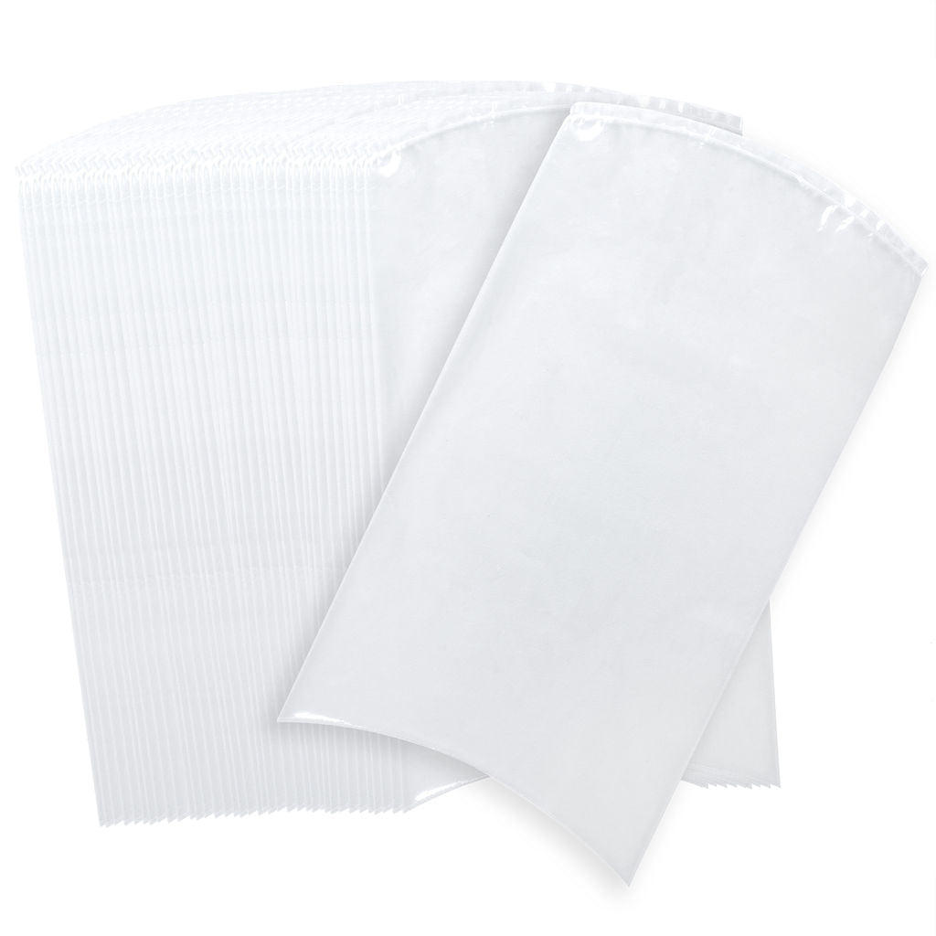 Rural365 Poultry Shrink Bags 25ct Large Turkey Bag - Heat Dip Shrinking Wrap Storage Bags, 16 x 28 inch with Steel Straw